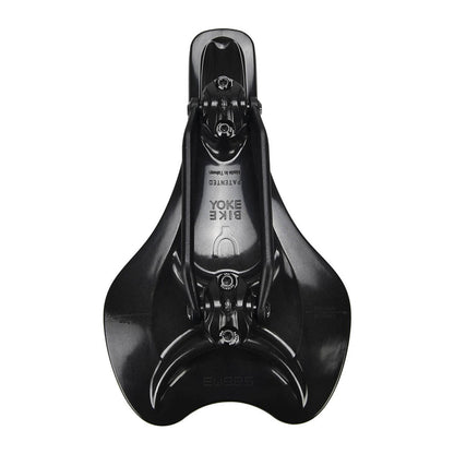 Sillín BIKEYOKE SAGMA 130 mm Raíles Aluminio Negro