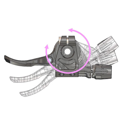 Mando de Tija de Sillín BIKEYOKE TRIGGY ALPHA Longue Sin Abrazadera #BY-TRGAL