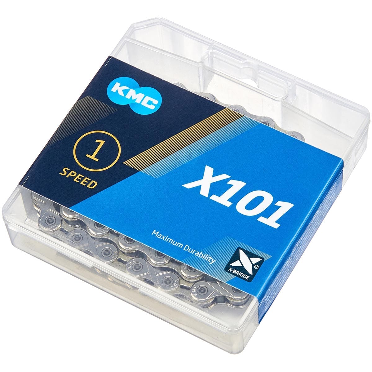 Chaîne 1V KMC X101 Argent