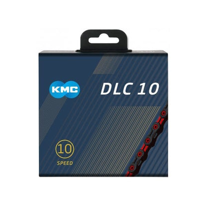 Cadena 10V KMC DLC10 Negro/Rojo