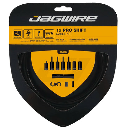 Kit de Cables y Fundas de Desviador JAGWIRE PRO SHIFT 1X Negro