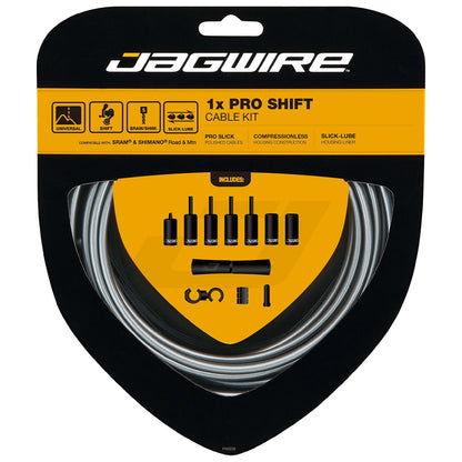 Kit de Cables y Fundas de Desviador JAGWIRE PRO SHIFT 1X Gris