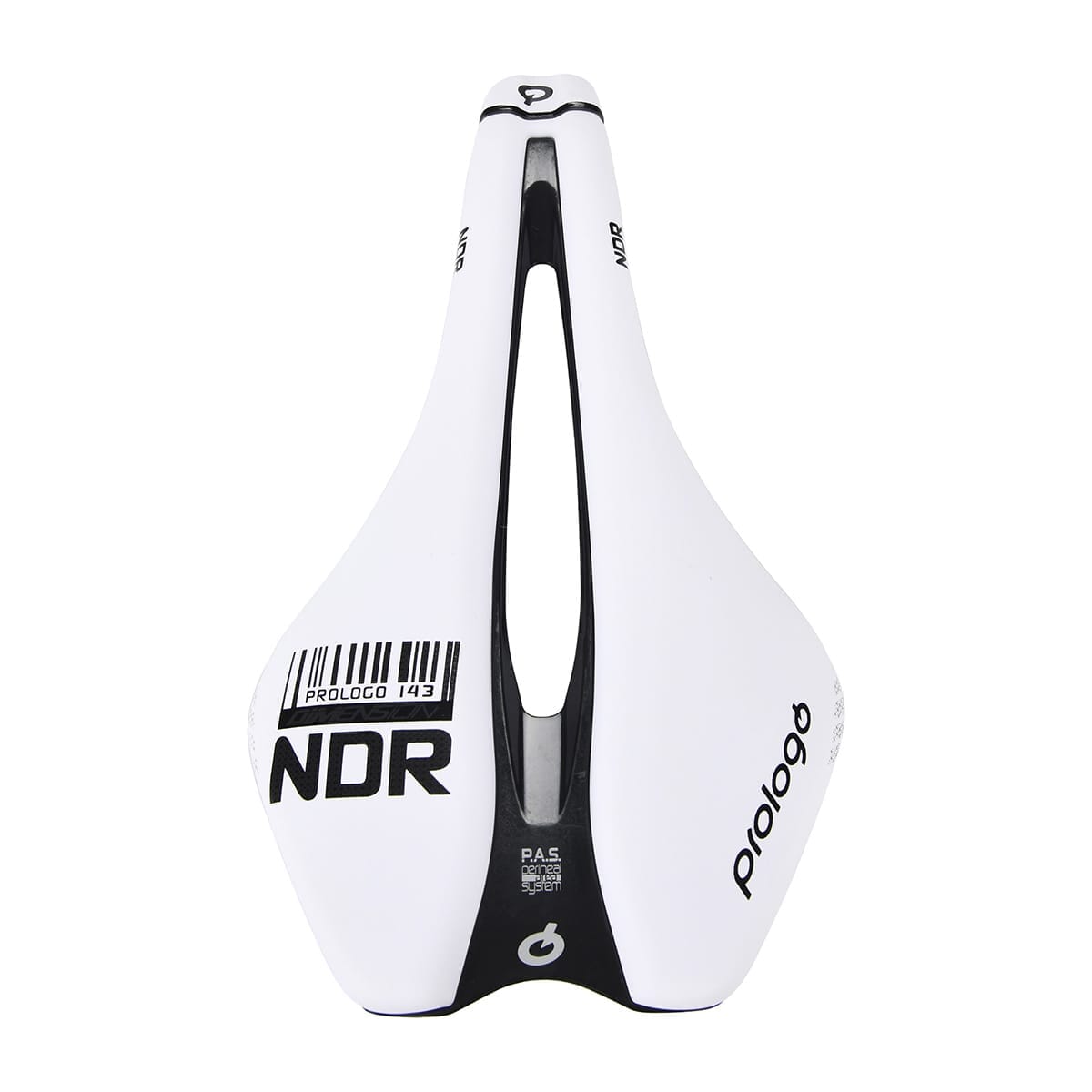 Sillín PROLOGO DIMENSION NDR Carbono Raíles anchura 143mm Blanco