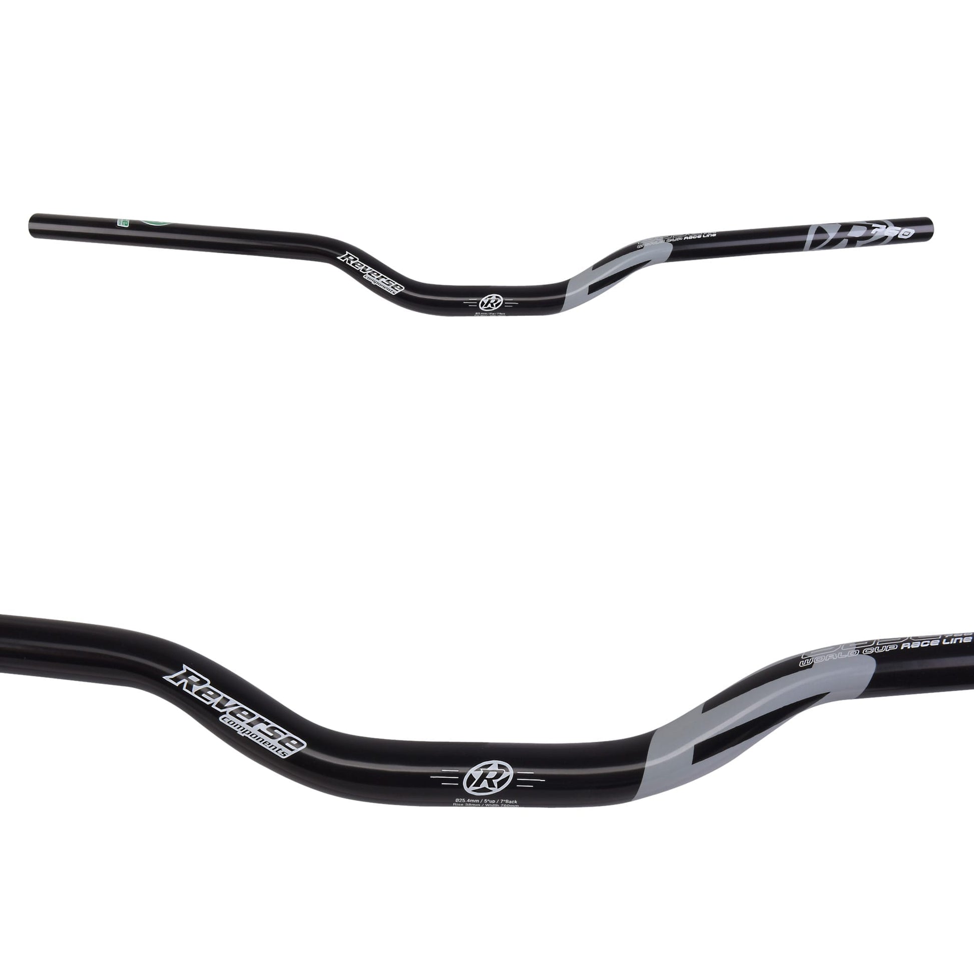 Cintre REVERSE COMPONENTS BASE Rise 38mm 760mm Noir