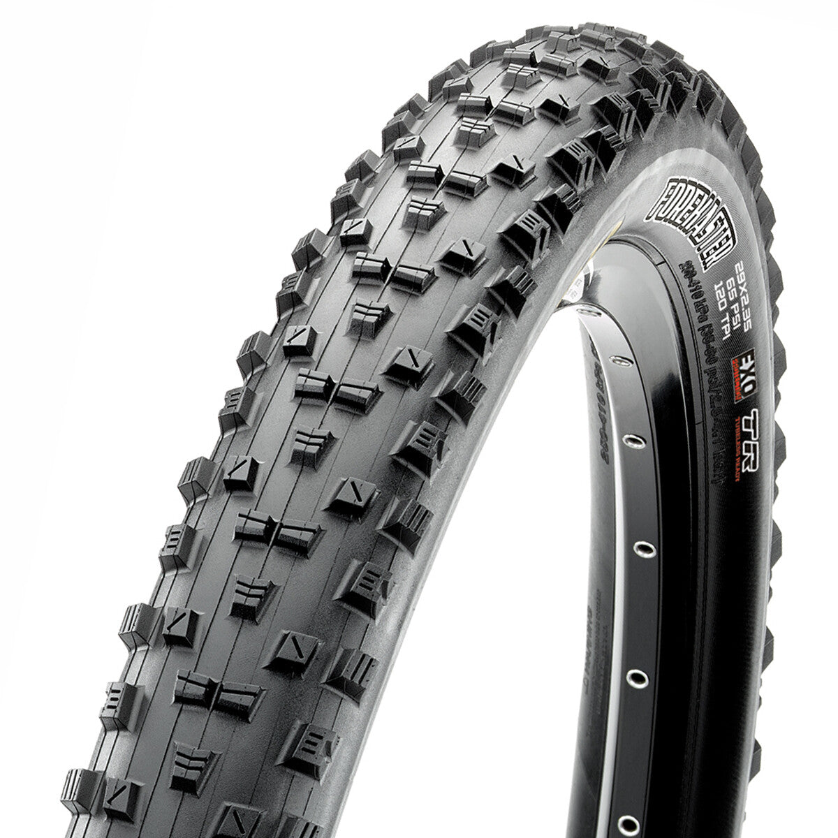 Neumático MAXXIS FOREKASTER 27.5x2.40 Exo 3C MaxxTerra Tubeless Ready Soft Black