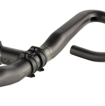 Manillar Gravel KS KIND SHOCK ETHER CARBONO Flare 18°