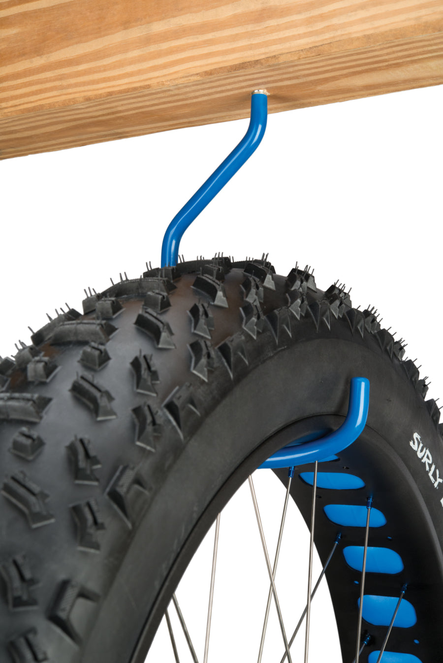 Park Tool 471XX sosteniendo una rueda de fatbike