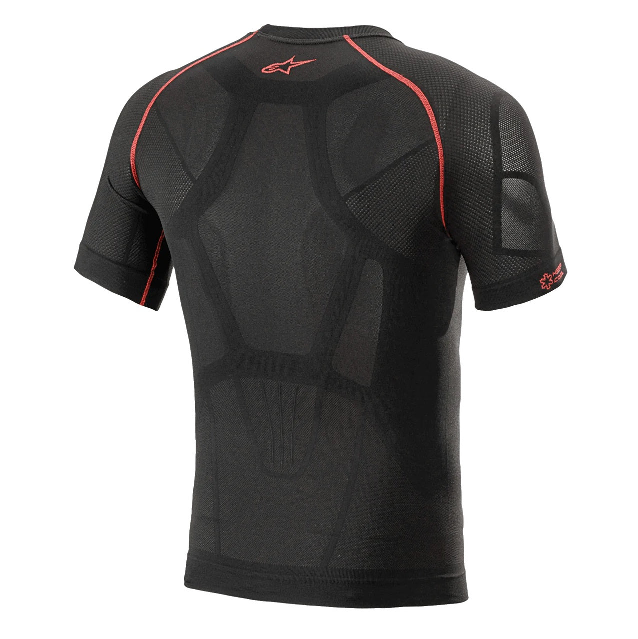 ALPINESTARS RIDE TECH V2 SUMMER Ropa interior de manga corta Negro/Rojo