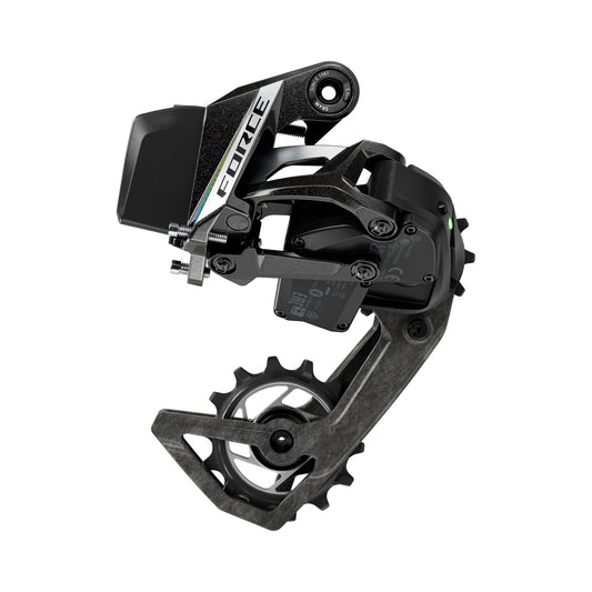 Cambio trasero SRAM FORCE AXS E1 2x12V, máximo 36 dientes (sin batería) – vista del producto sobre fondo blanco