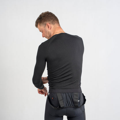 Camiseta interior de manga larga GRIPGRAB PACR WINTER SEAMLESS negra