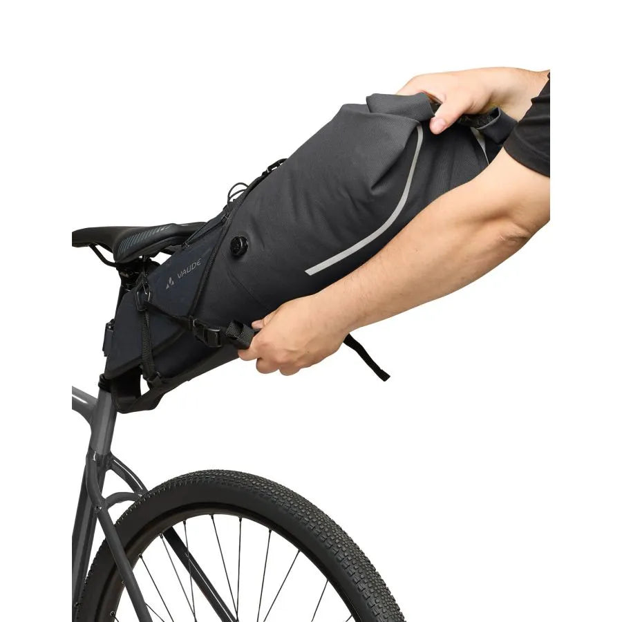 VAUDE TRAILSADDLE CAGE 15 L Bolsa Sillín Negra