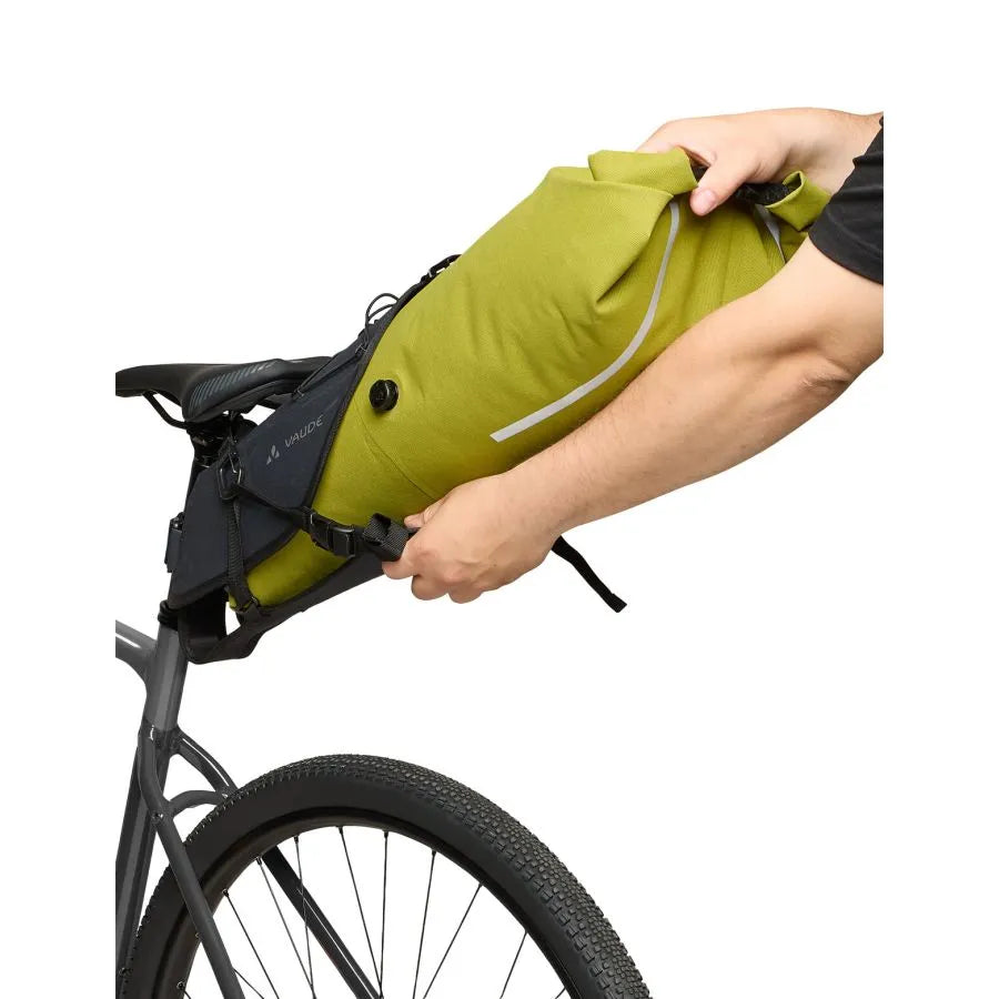 VAUDE TRAILSADDLE CAJA 15 L Bolsa Sillín Negro/Verde