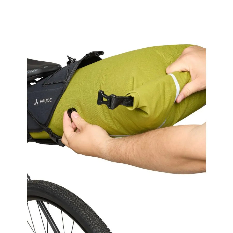 VAUDE TRAILSADDLE CAJA 15 L Bolsa Sillín Negro/Verde