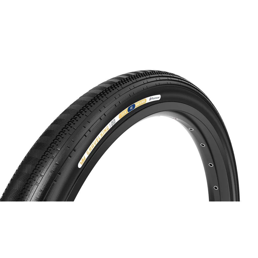 Neumático PANARACER GRAVELKING SEMISLICK TLR 700x30c Tubeless Ready Negro