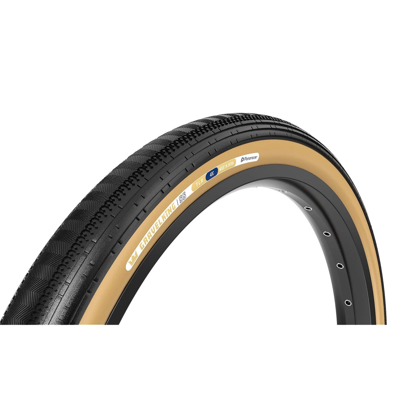 Neumático PANARACER GRAVELKING SEMISLICK TLR 700x30c Tubeless Ready Beige