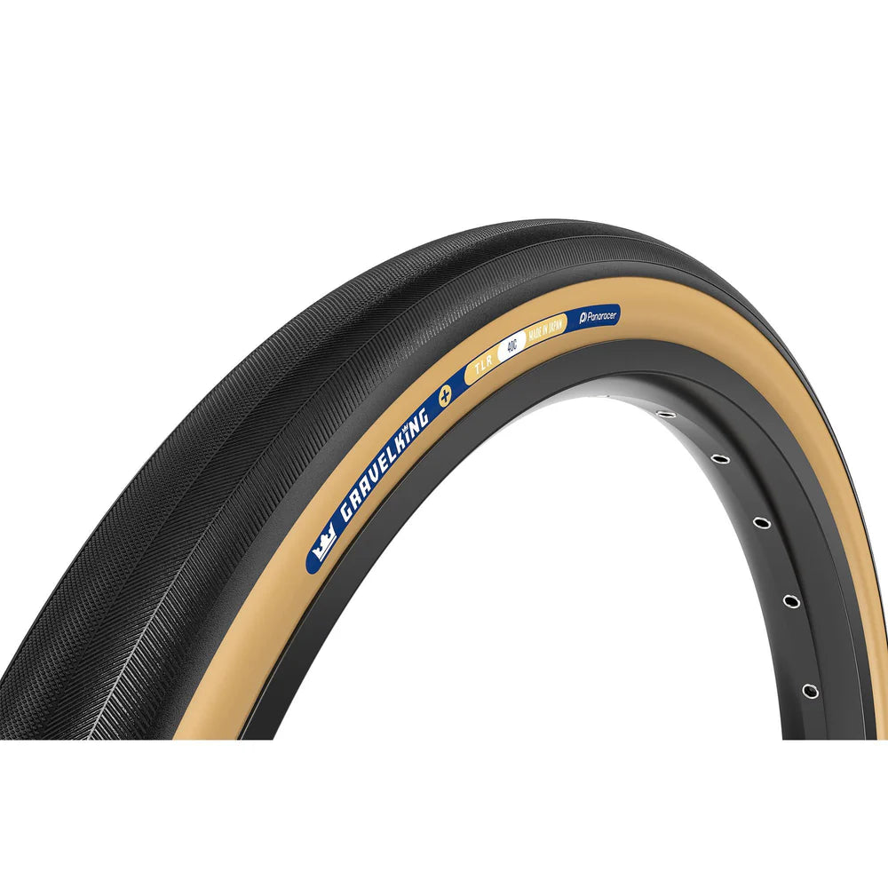 Neumático PANARACER GRAVELKING SLICK+ TLR 700x30c Tubeless Ready Beige