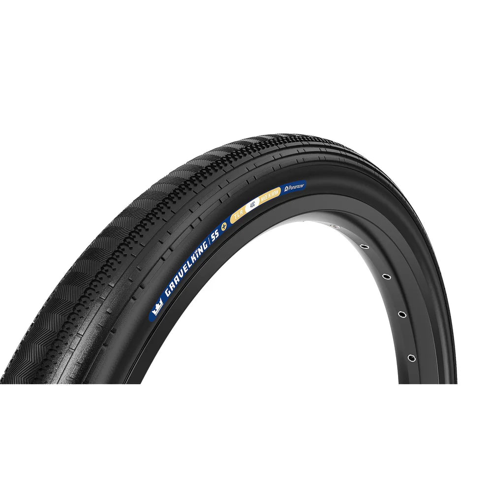 Neumático PANARACER GRAVELKING SEMISLICK+ TLR 700x35c Tubeless Ready Negro