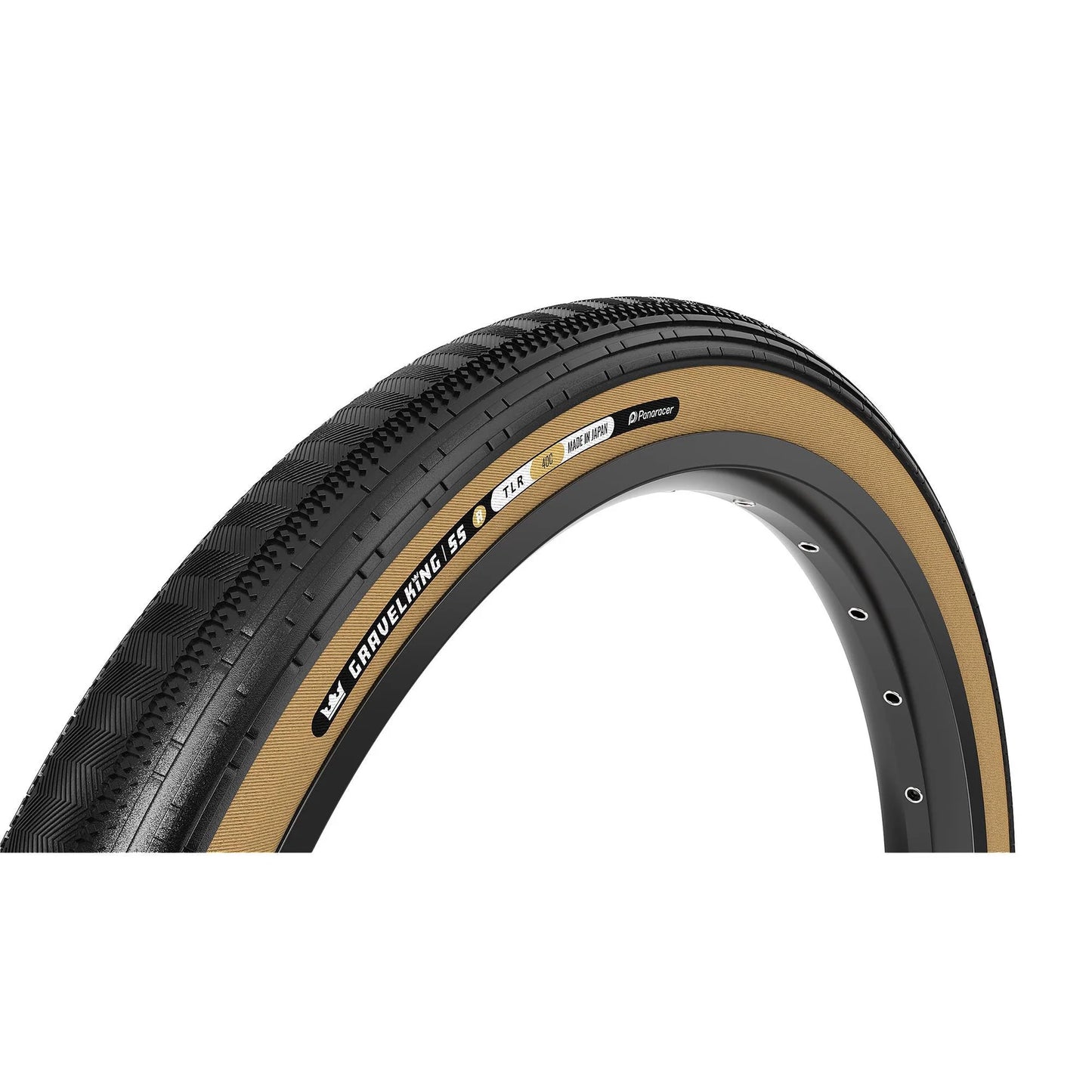 Neumático PANARACER GRAVELKING SEMISLICK R-LINE TLR 700x35c Tubeless Ready Beige