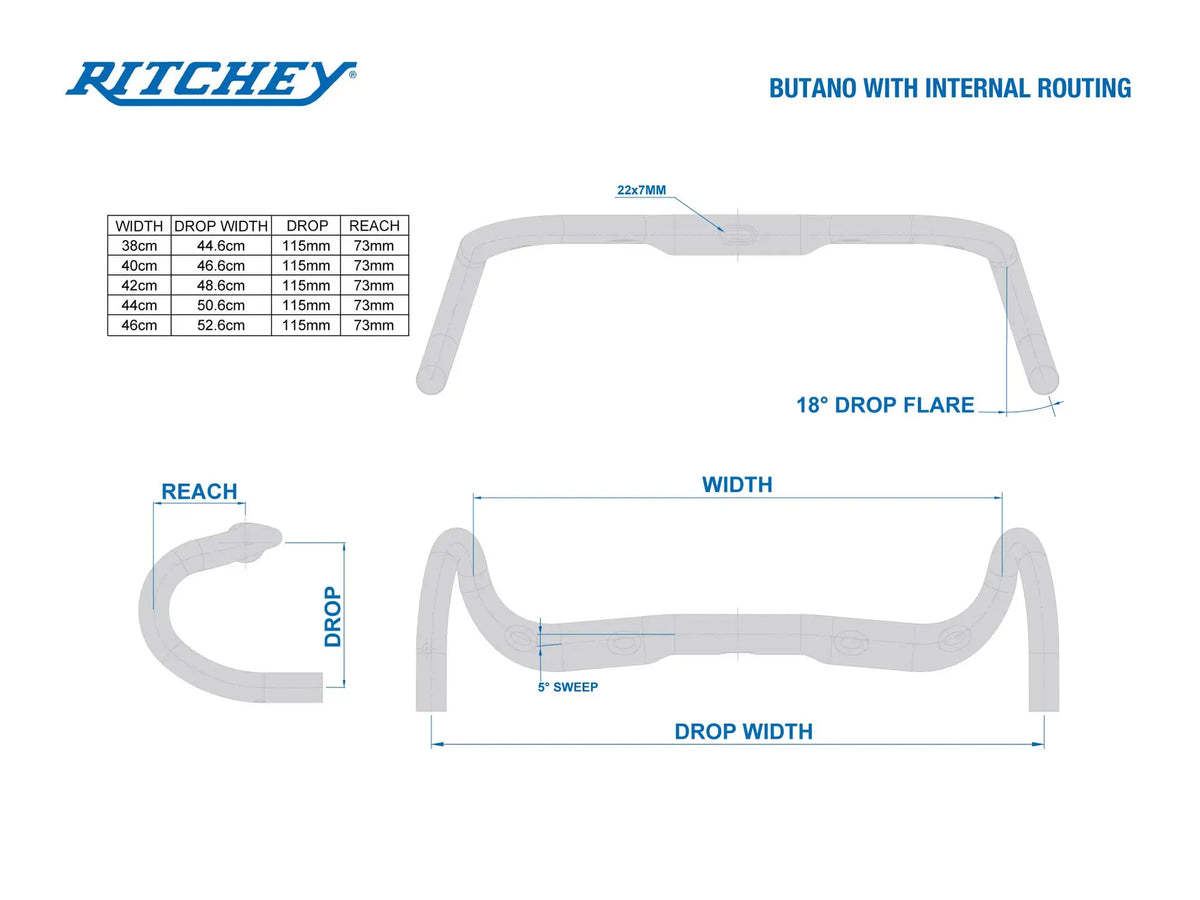 Manillar de gravel RITCHEY BUTANO COMP