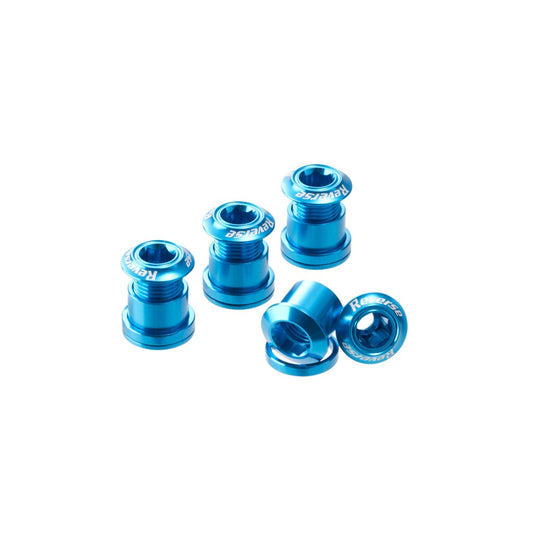 Juego de 4 tornillos para chimenea REVERSE COMPONENTS azul claro