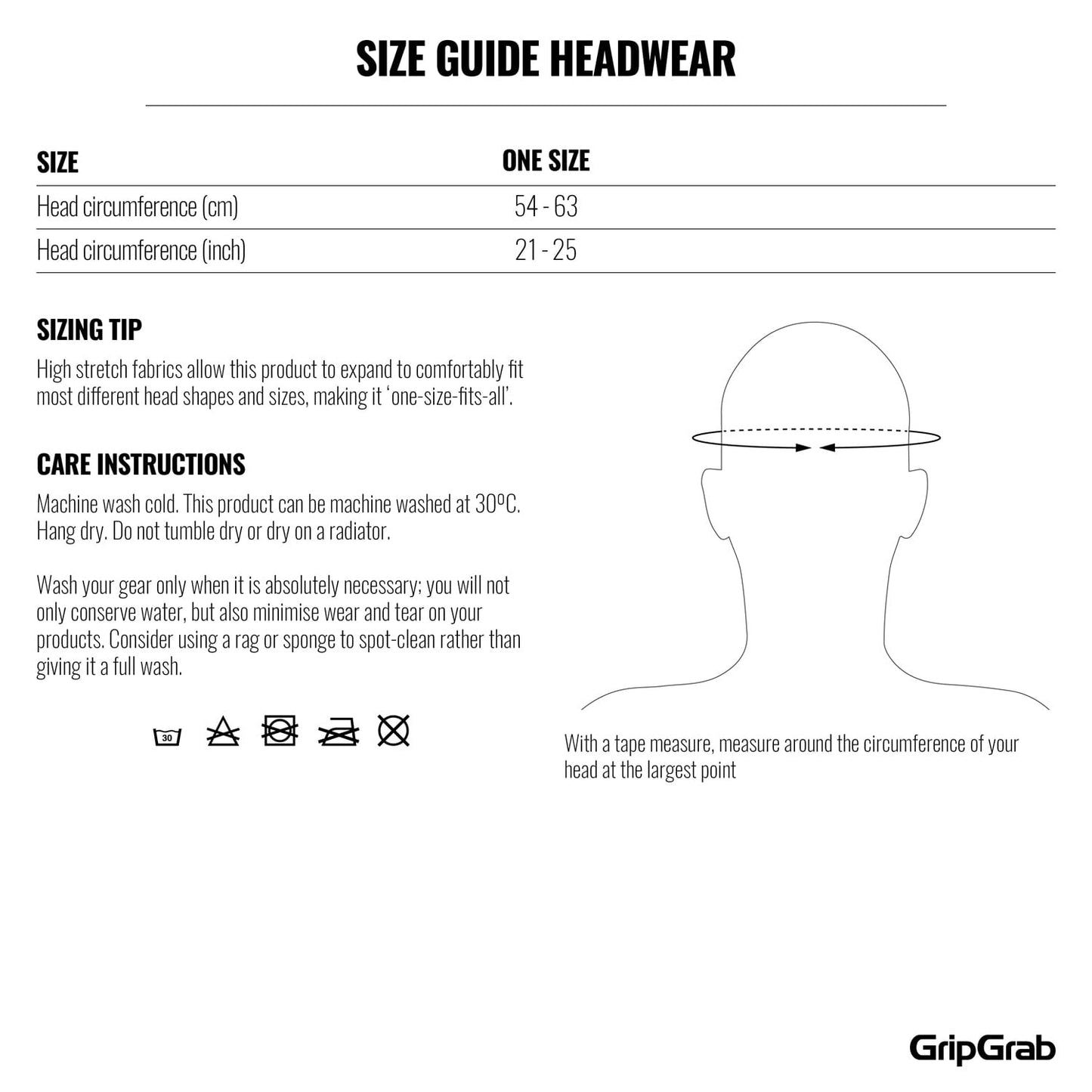 Bandana GRIPGRAB Blanca
