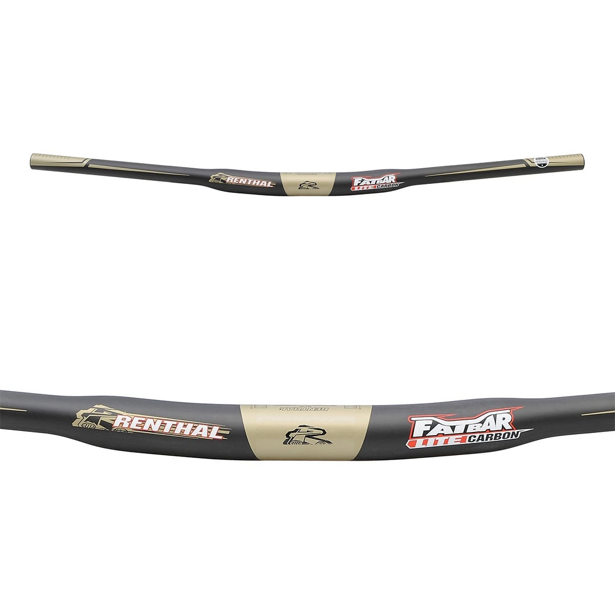 Cintre RENTHAL FATBAR LITE Carbone Rise 10 mm