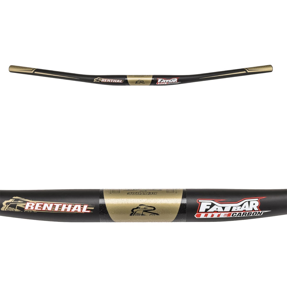 Cintre RENTHAL FATBAR LITE Carbon Rise 0 mm