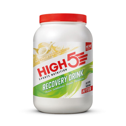 BEBIDA DE RECUPERACIÓN High5 BEBIDA DE RECUPERACIÓN (1.6kg) Batido de Plátano y Vainilla