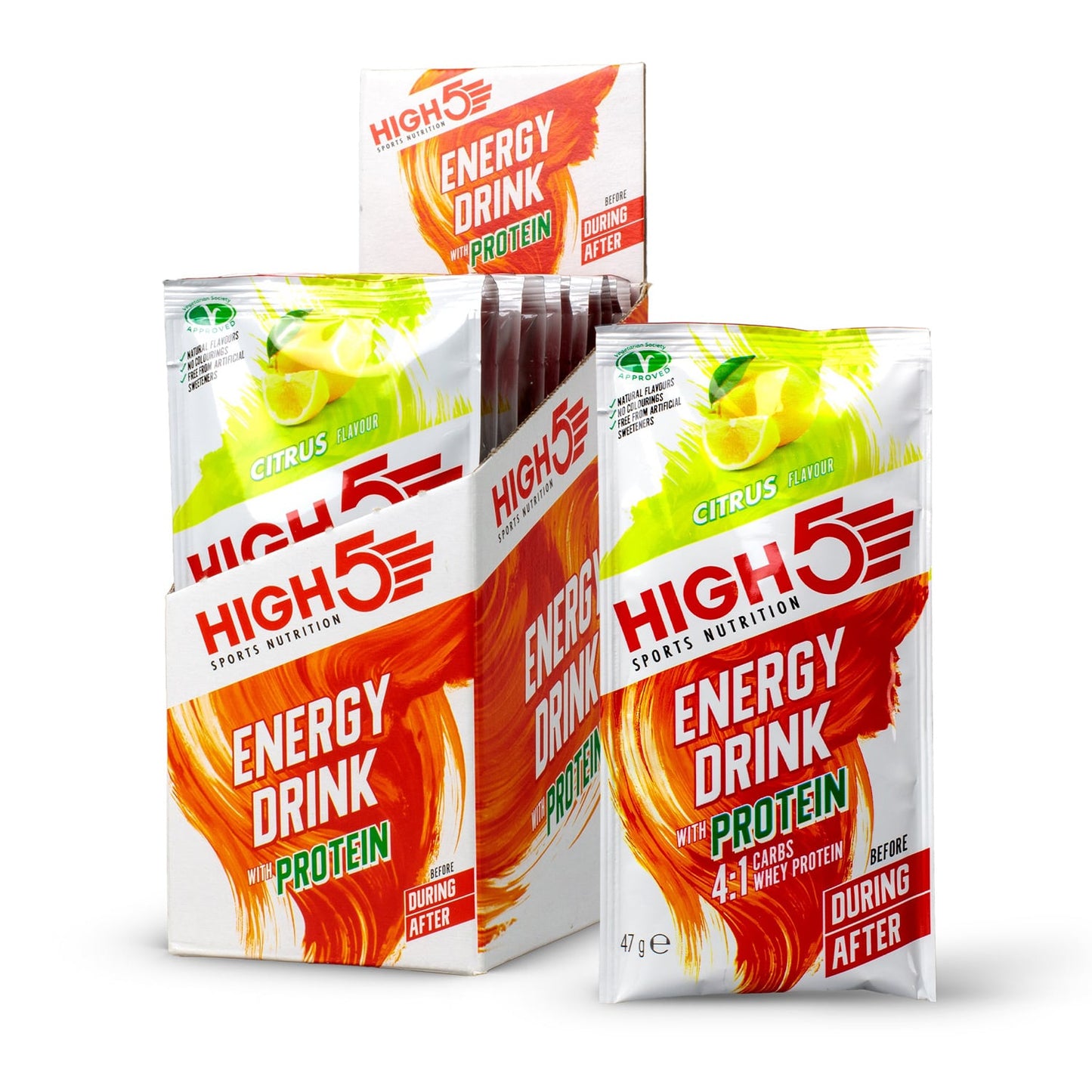Bebida Energética High5 ENERGY DRINK PROTEIN (47g) Limón