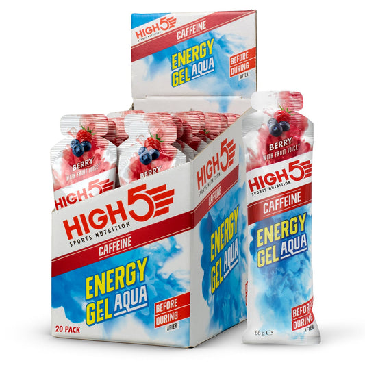 High5 ENERGY GEL Aqua Cafeína (66g) Frutos Rojos