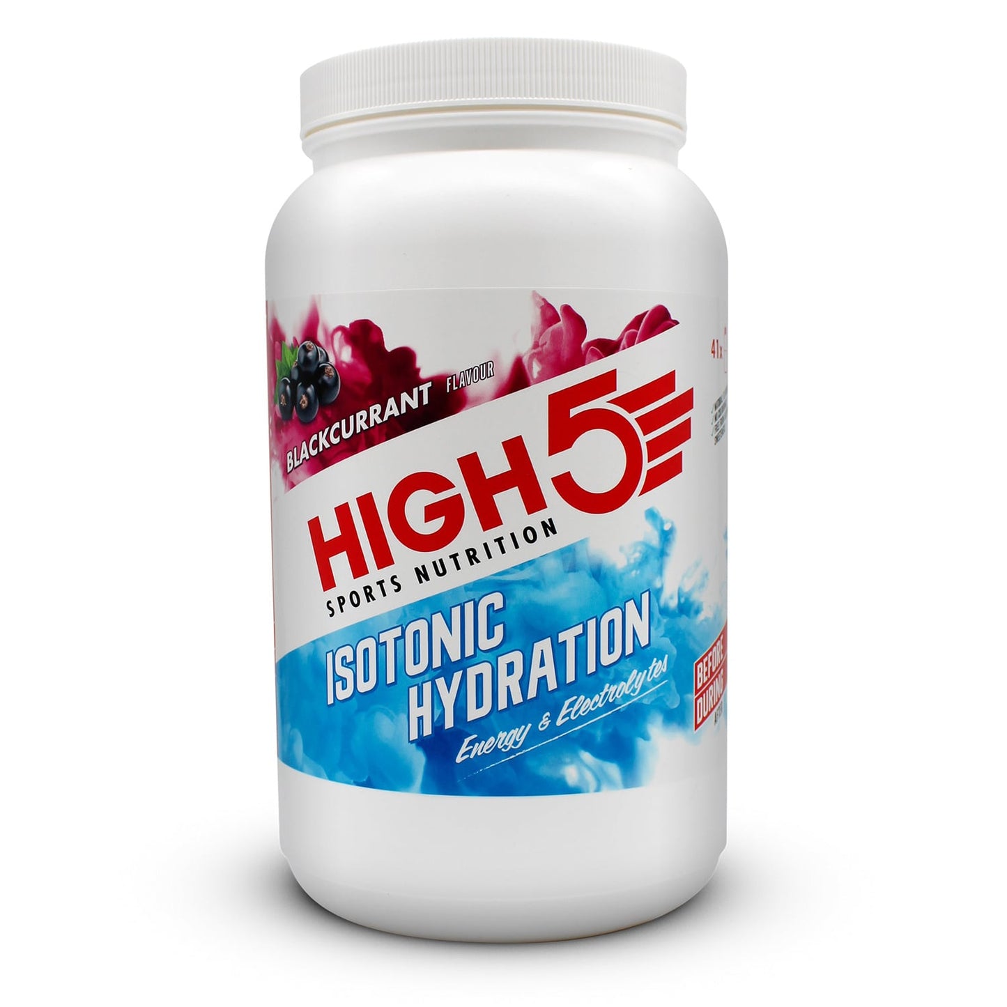 Bebida energética High5 ISOTONIC (1,23kg) Grosella negra