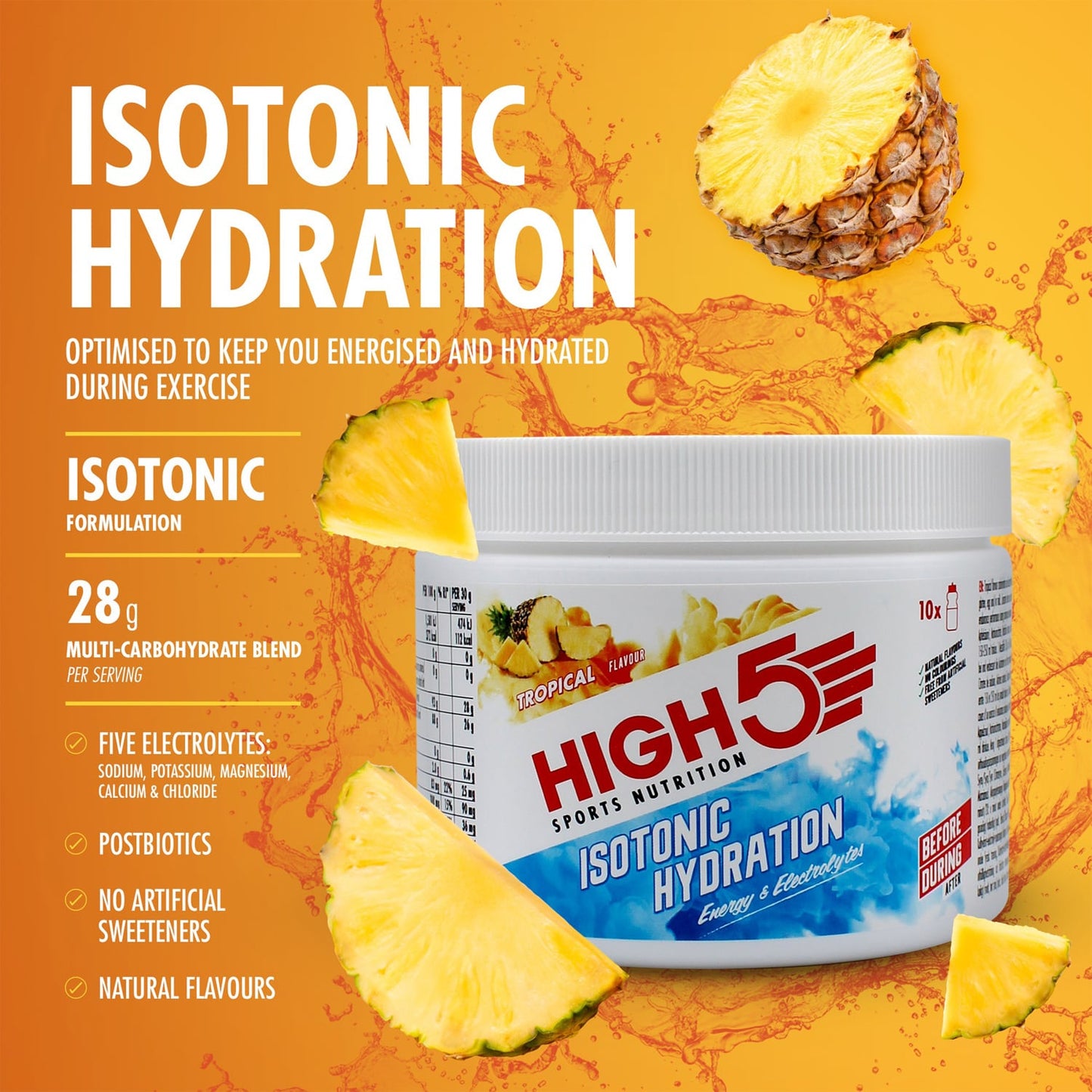 High5 ISOTONIC Bebida Energética (300g) Tropical