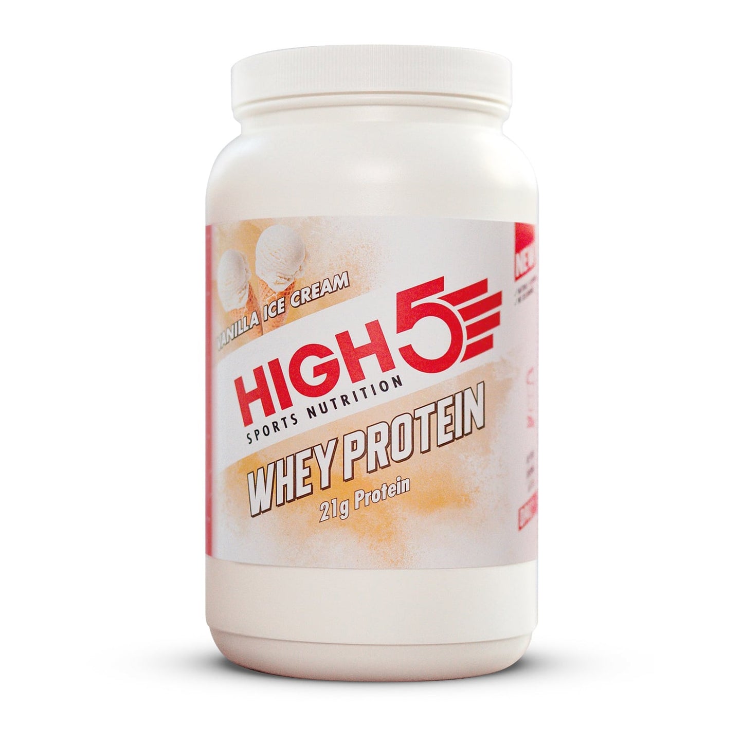 High5 WHEY PROTEIN Bebida de recuperación (700g) Helado de vainilla