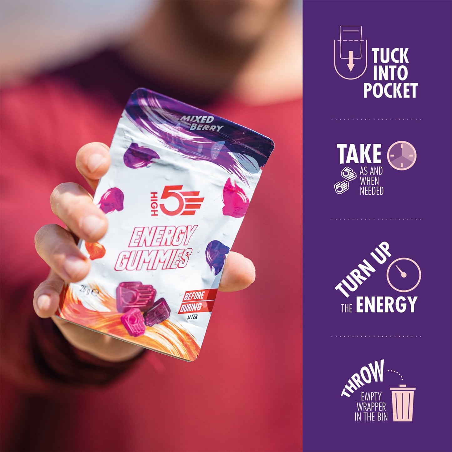 GOMAS High5 TA Energy (26g) Frutos Rojos