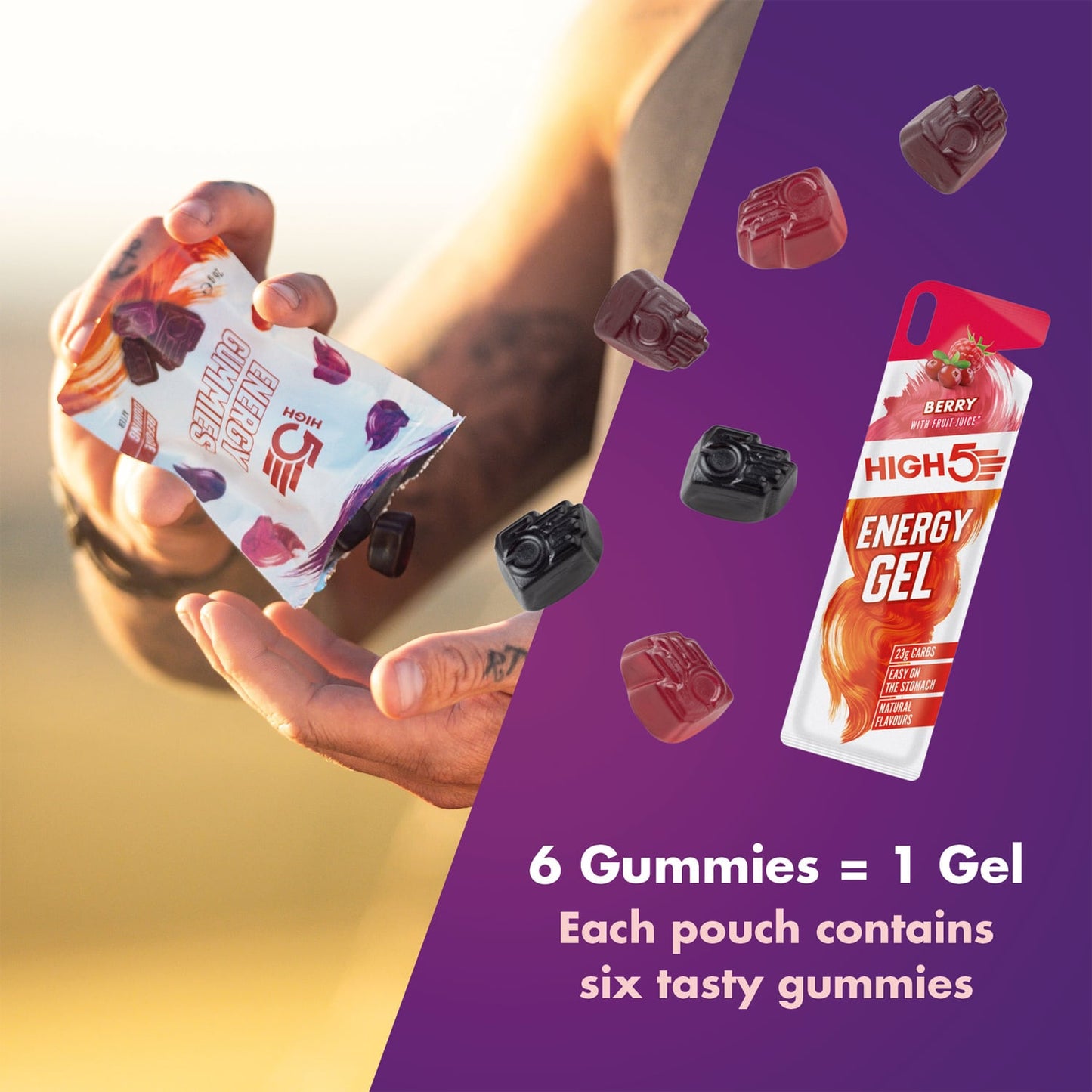 GOMAS High5 TA Energy (26g) Frutos Rojos