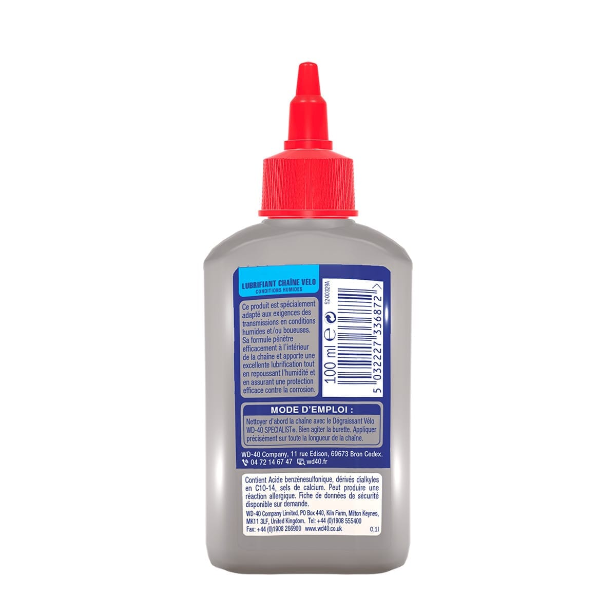 Lubrifiant Chaîne WD-40 SPECIALIST Conditions Humides (100 ml)