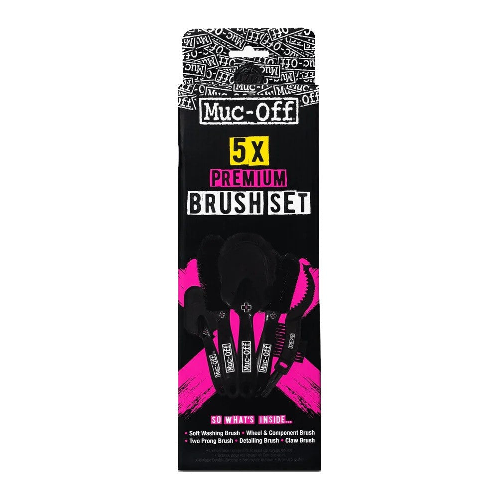 Kit de cepillos de limpieza MUC-OFF (5 piezas)