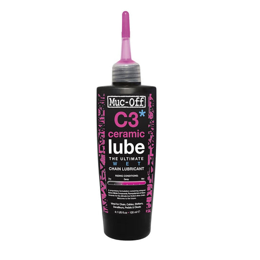 Lubrifiant Céramique Conditions Humides MUC-OFF C3 WET WEATHER (120 ml)