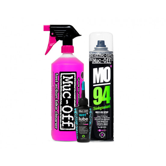 Kit de mantenimiento en húmedo MUC-OFF CLEAN-PROTECT-LUBE