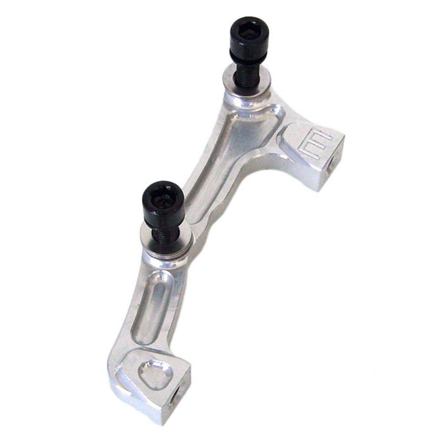 Adaptador pinza delantera PM / IS FOX 40 HOPE 203 mm Disco #HBME Plata