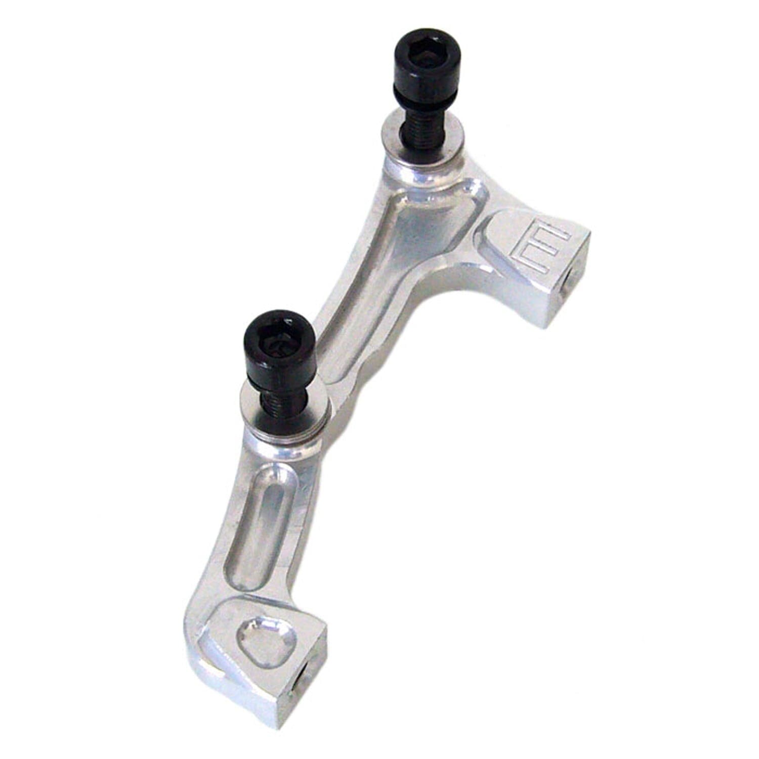 Adaptador pinza delantera PM / IS FOX 40 HOPE 203 mm Disco #HBME Plata