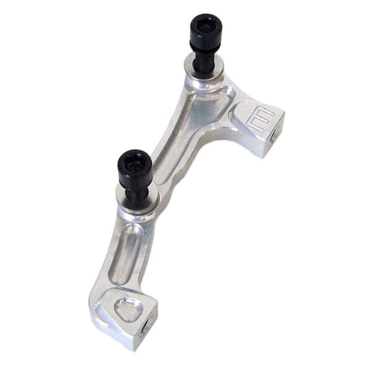 Adaptador pinza delantera PM / IS FOX 40 HOPE 203 mm Disco #HBME Plata