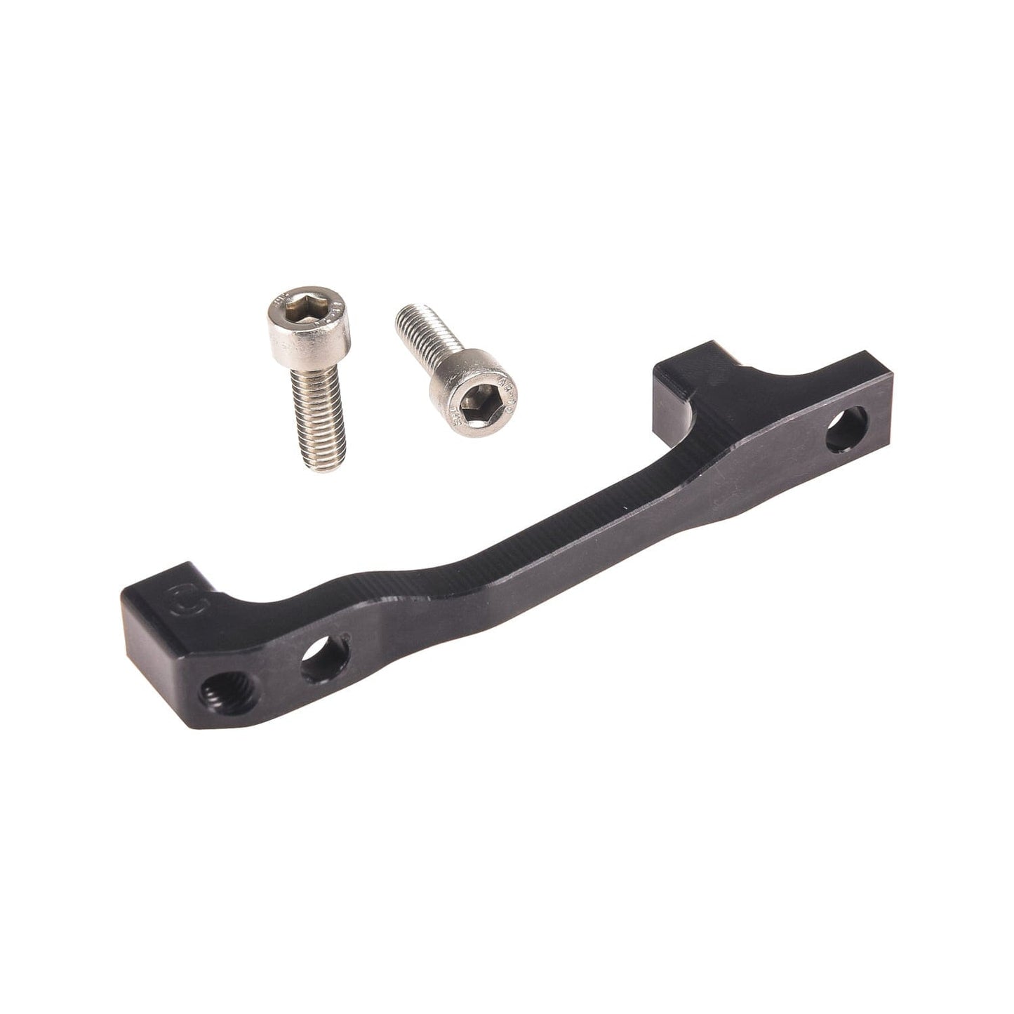 Adaptador pinza delantera / trasera PM / PM HOPE Disc 203 mm (+43mm) #HBMC Negro