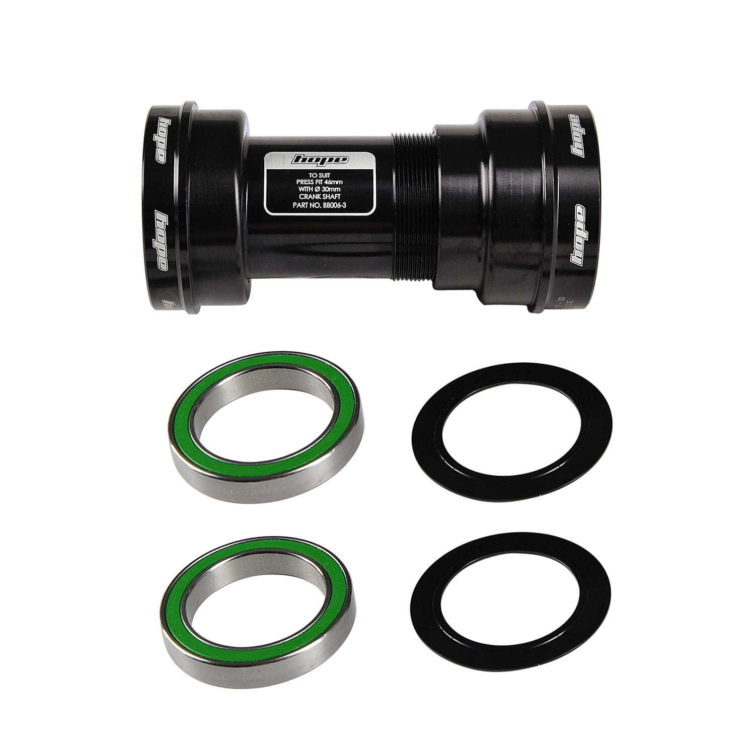 HOPE PF30/46 68/73 mm platos y bielas 30 mm eje #BBPF467330SSN