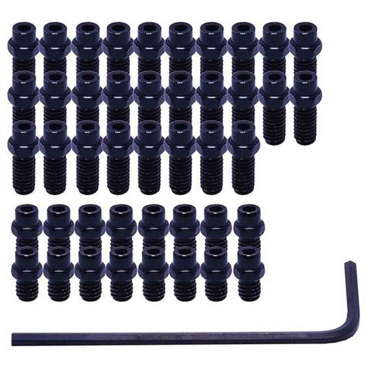 Kingpin Pins Kit para Par de Pedales DMR Vault Negro