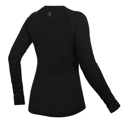 Ropa interior ENDURA BAABAA BLEND Manga Larga Mujer Negro