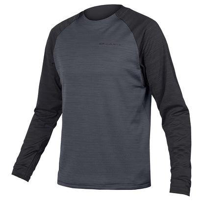 Maillot ENDURA SINGLETRACK FLEECE Manga Larga Negro