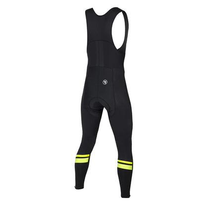 Culote Largo con Tirantes ENDURA WINDCHILL Negro/Amarillo