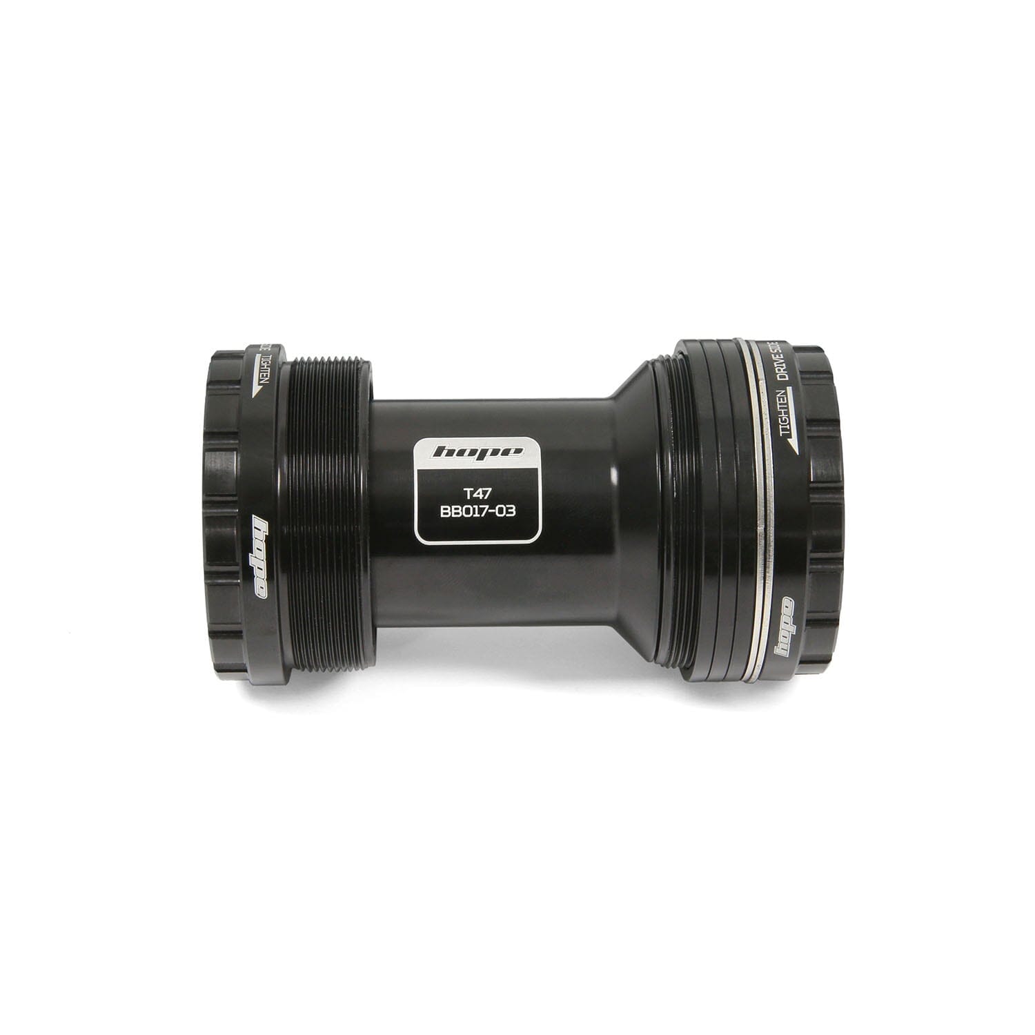 Platos y bielas HOPE T47 68/73 mm Eje 30 mm #BBT476830SSN Negro