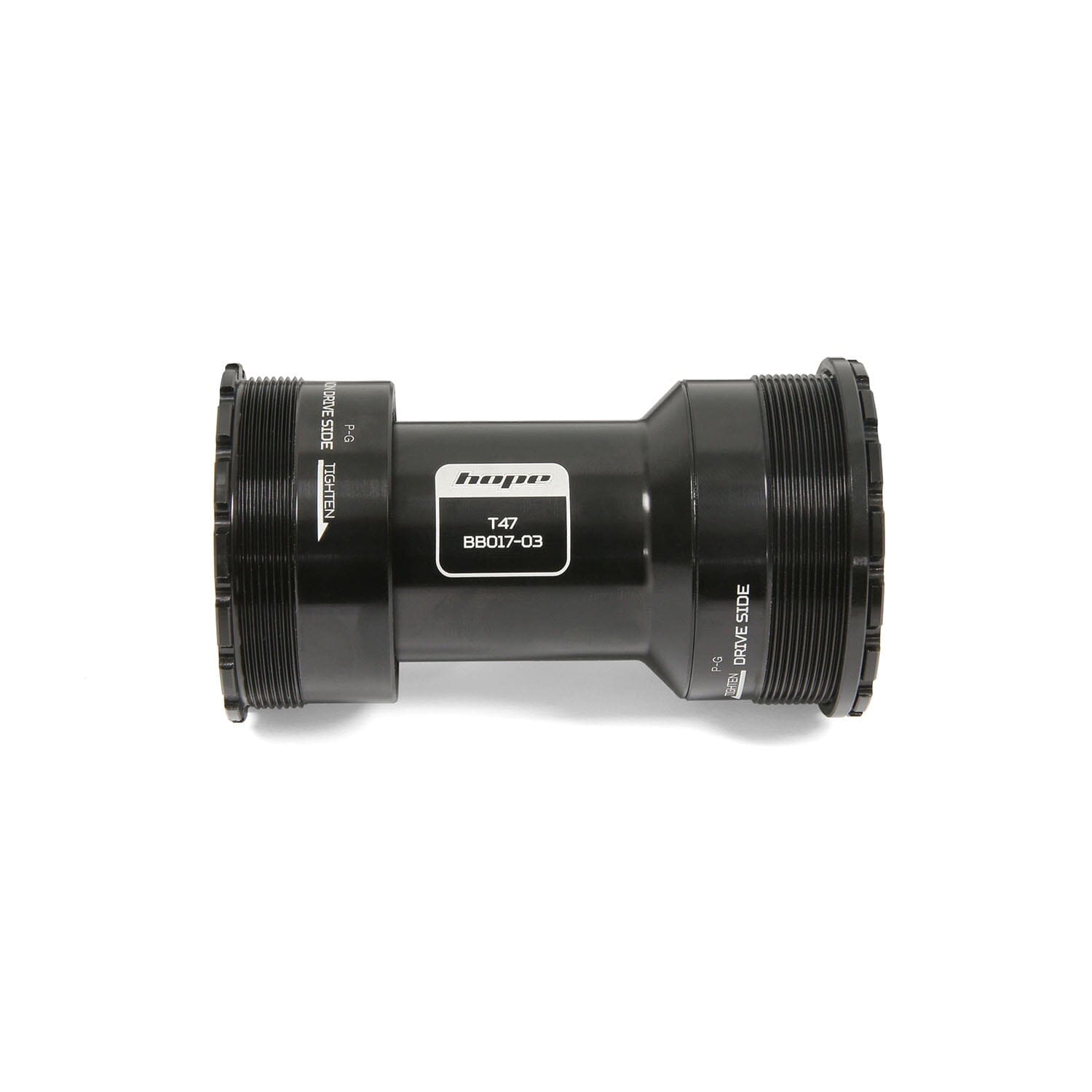 Platos y bielas HOPE T47 86/92 mm Eje 30 mm #BBT478630SSN Negro